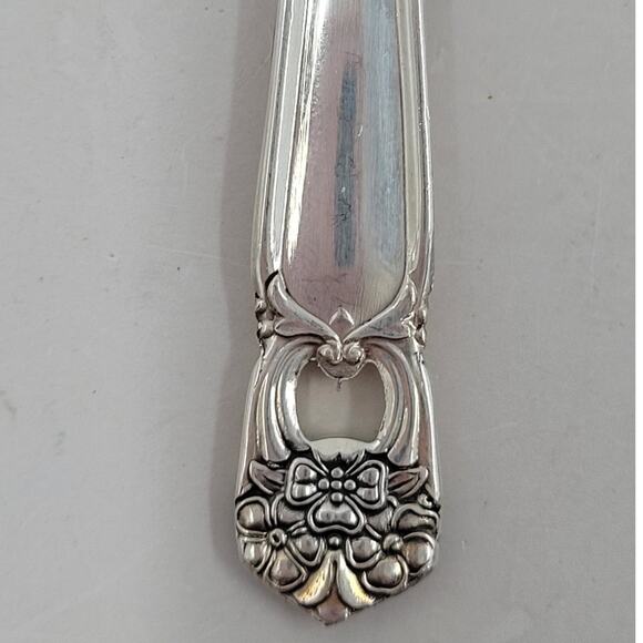 Rogers Brothers Silver Plate Eternally Yours Coquette 2 Sugar Spoons - Picture 9 of 10